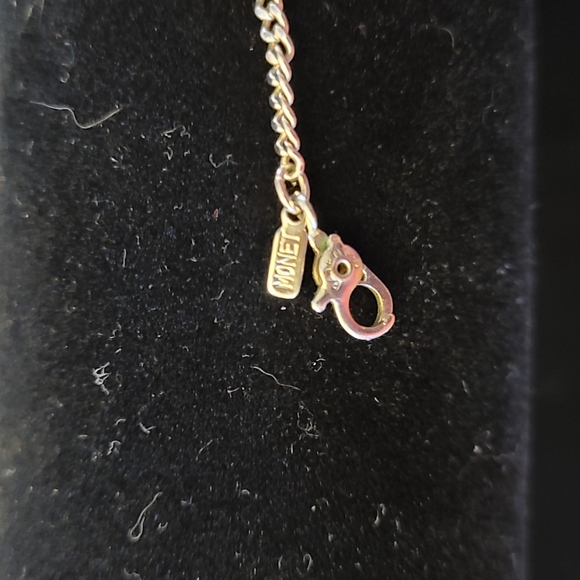 Vintage Monet Silver Bar 7 inch Bracelet - Picture 4 of 4